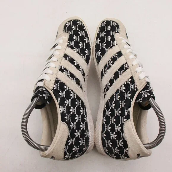 Vintage Adidas Rekord TrefMen’s 6.5 Women 7.5 Black White Athletic Sneakers
